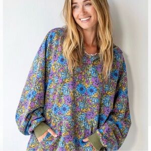 NATURAL LIFE Multicolor Floral Men's Sweater